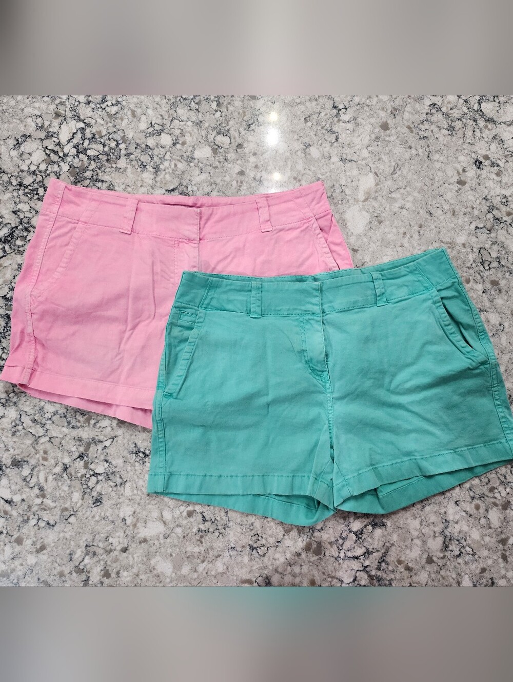 Vineyard Vines Pink Size 8 and Mint Size 10 Women's Shorts.